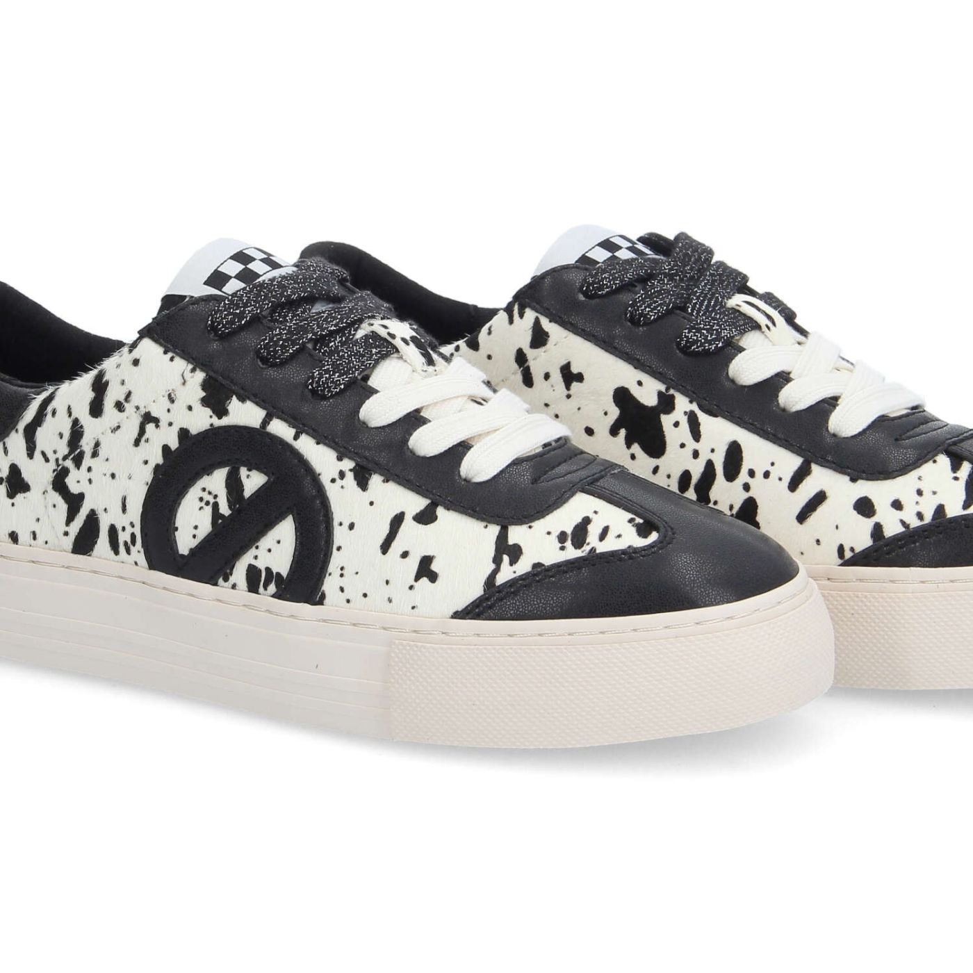 ARCADE TOE SIDE W - P.COW/GLOW - BIANCO/NERO
